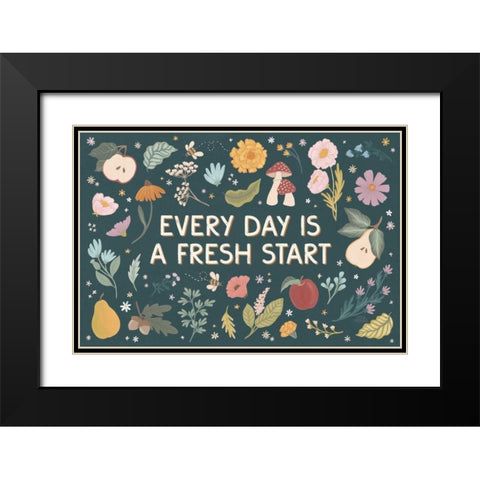 September Sweetness I Dark Black Modern Wood Framed Art Print with Double Matting by Marshall, Laura