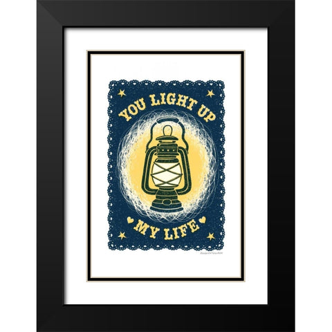 Light Up My Life Black Modern Wood Framed Art Print with Double Matting by Snowdon, Alexandra