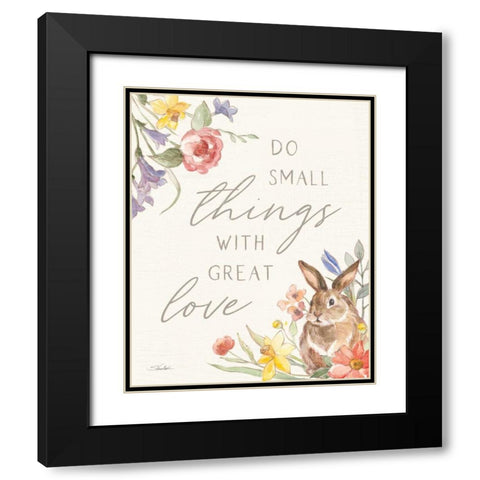 Happy Easter VIII Black Modern Wood Framed Art Print with Double Matting by Vassileva, Silvia