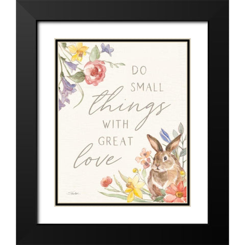 Happy Easter VIII Black Modern Wood Framed Art Print with Double Matting by Vassileva, Silvia