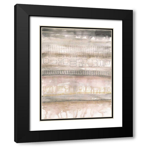Neutral Studies I Black Modern Wood Framed Art Print with Double Matting by Prahl, Courtney