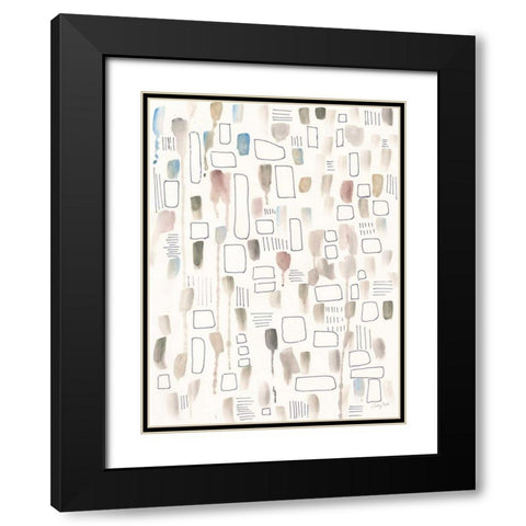 Neutral Studies III Black Modern Wood Framed Art Print with Double Matting by Prahl, Courtney
