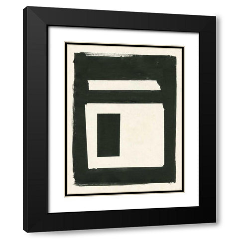 Portal I Black Modern Wood Framed Art Print with Double Matting by Hershey, Moira