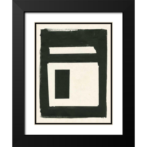 Portal I Black Modern Wood Framed Art Print with Double Matting by Hershey, Moira