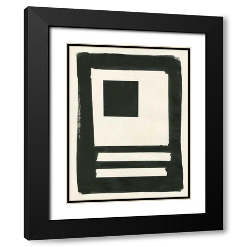 Portal II Black Modern Wood Framed Art Print with Double Matting by Hershey, Moira