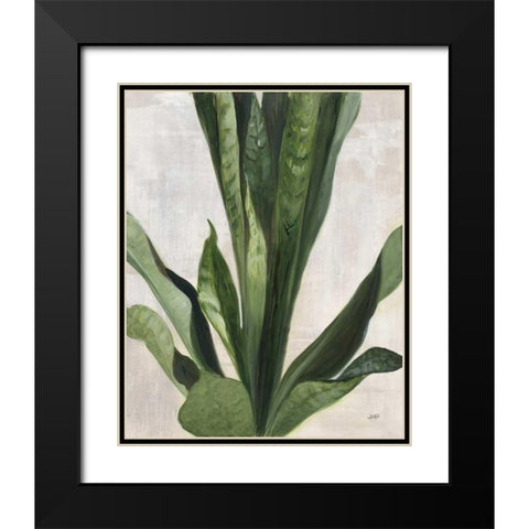 Tropical Study III Black Modern Wood Framed Art Print with Double Matting by Purinton, Julia