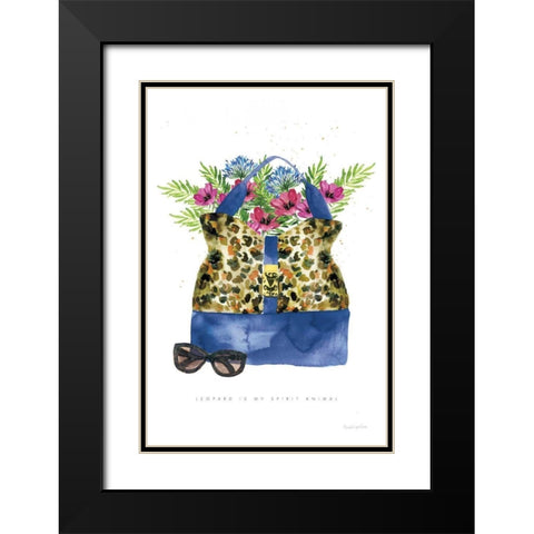 On the Wild Side I Black Modern Wood Framed Art Print with Double Matting by Charro, Mercedes Lopez