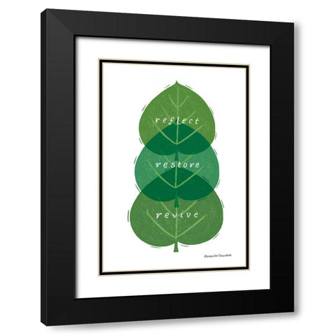 Nature Sanctuary V Black Modern Wood Framed Art Print with Double Matting by Snowdon, Alexandra