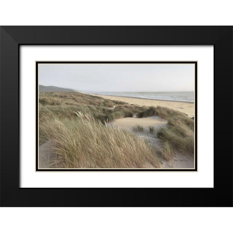 Oregon Dunes Black Modern Wood Framed Art Print with Double Matting by Majchrowicz, Alan