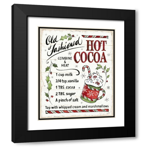Christmas Treats VII Black Modern Wood Framed Art Print with Double Matting by Tavoletti, Anne