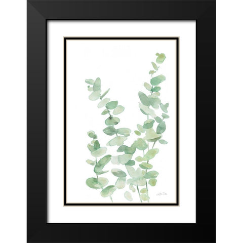 Eucalyptus II Black Modern Wood Framed Art Print with Double Matting by Pete, Katrina