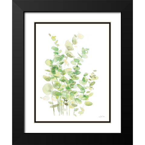 Eucalyptus III Black Modern Wood Framed Art Print with Double Matting by Pete, Katrina