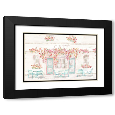 World Tour XV White Black Modern Wood Framed Art Print with Double Matting by June, Dina