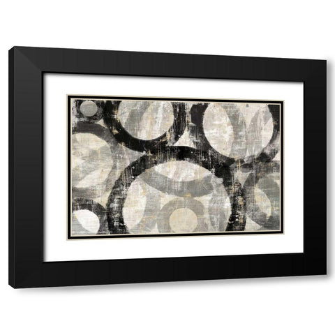 Industrial I Neutral Black Modern Wood Framed Art Print with Double Matting by Mullan, Michael