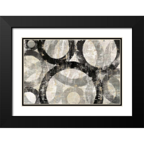 Industrial I Neutral Black Modern Wood Framed Art Print with Double Matting by Mullan, Michael