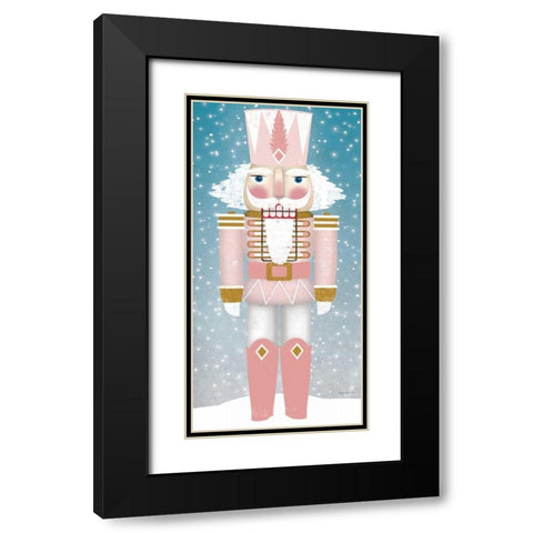 Nutcracker II Blush Black Modern Wood Framed Art Print with Double Matting by Fowler, Ryan
