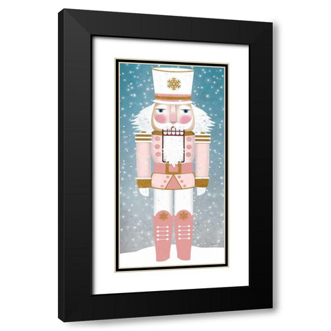 Nutcracker IV Blush Black Modern Wood Framed Art Print with Double Matting by Fowler, Ryan