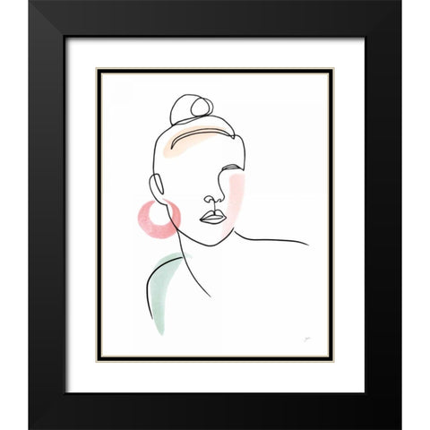 Going Out Tonight Black Modern Wood Framed Art Print with Double Matting by Panganiban, Karyn