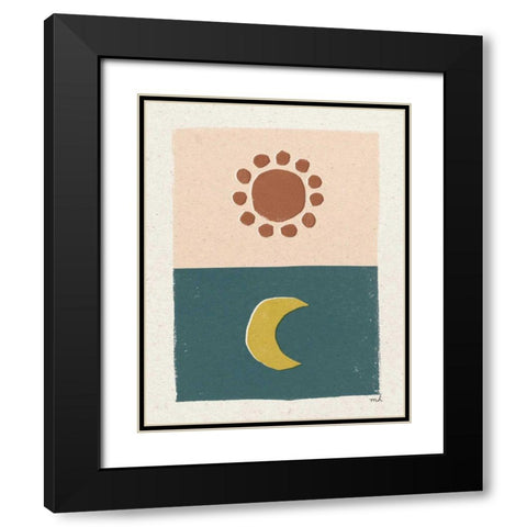 New Day I Black Modern Wood Framed Art Print with Double Matting by Hershey, Moira