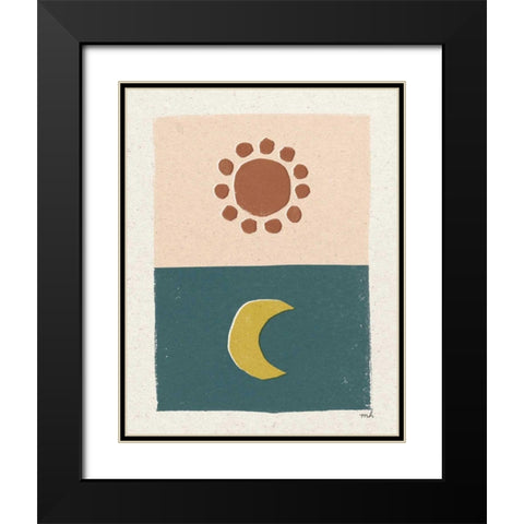 New Day I Black Modern Wood Framed Art Print with Double Matting by Hershey, Moira