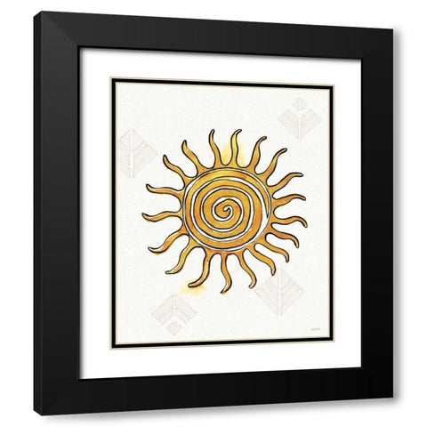 Southwest Flair V Black Modern Wood Framed Art Print with Double Matting by Tavoletti, Anne