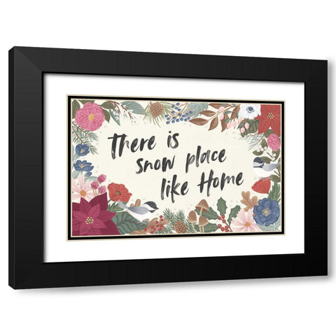 Winter Spirit IV Black Modern Wood Framed Art Print with Double Matting by Marshall, Laura