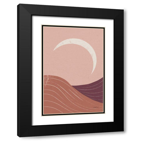 Eventide Desert Sunrise II Black Modern Wood Framed Art Print with Double Matting by Thorns, Becky