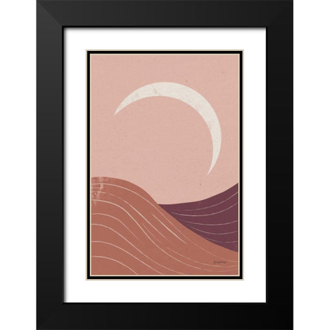 Eventide Desert Sunrise II Black Modern Wood Framed Art Print with Double Matting by Thorns, Becky
