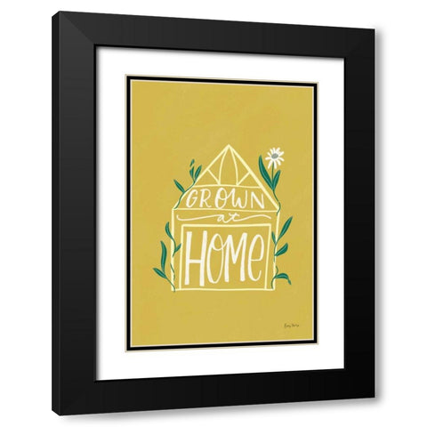 Home Grown I Black Modern Wood Framed Art Print with Double Matting by Thorns, Becky