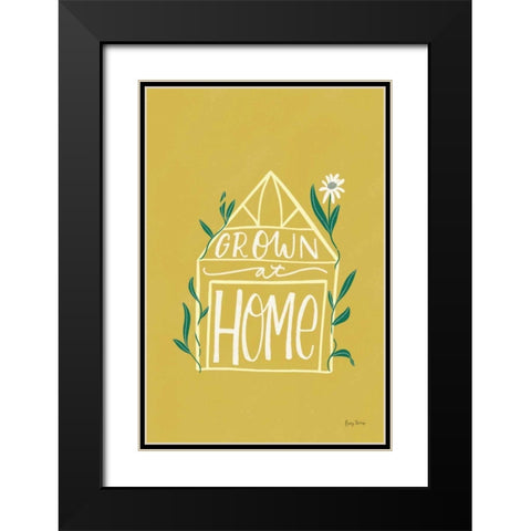 Home Grown I Black Modern Wood Framed Art Print with Double Matting by Thorns, Becky
