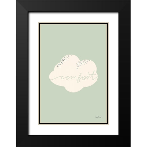 Peaceful IV Black Modern Wood Framed Art Print with Double Matting by Thorns, Becky