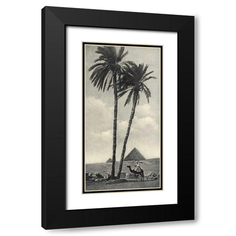 Cairo IV Crop Black Modern Wood Framed Art Print with Double Matting by Wild Apple Portfolio