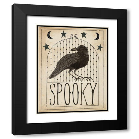 Hocus Pocus I Stars Black Modern Wood Framed Art Print with Double Matting by Miller, Sara Zieve