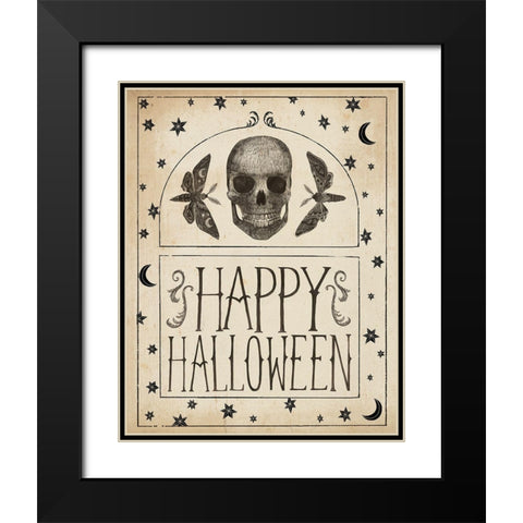 Hocus Pocus II Stars Black Modern Wood Framed Art Print with Double Matting by Miller, Sara Zieve