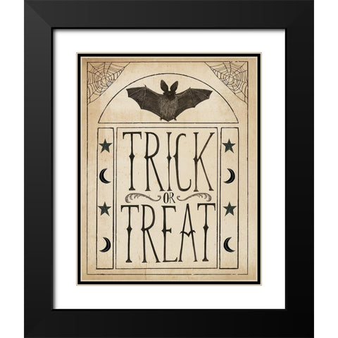 Hocus Pocus IV Stars Black Modern Wood Framed Art Print with Double Matting by Miller, Sara Zieve