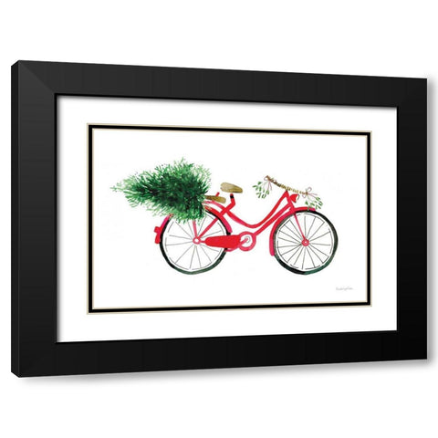 Christmas Delivery I Black Modern Wood Framed Art Print with Double Matting by Charro, Mercedes Lopez