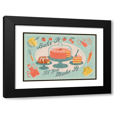 Fresh Baked I Black Modern Wood Framed Art Print with Double Matting by Penner, Janelle