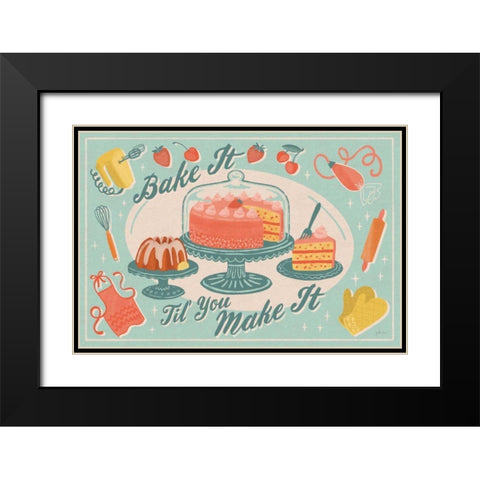 Fresh Baked I Black Modern Wood Framed Art Print with Double Matting by Penner, Janelle
