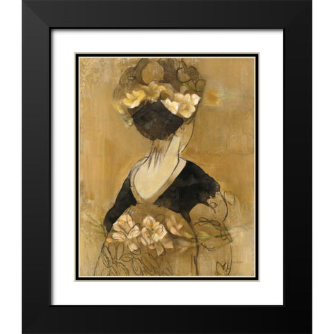 Women of the World V Black Modern Wood Framed Art Print with Double Matting by Hristova, Albena