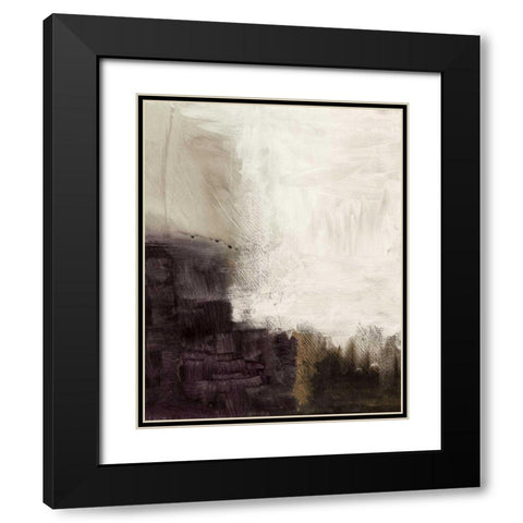 Geyser Black Modern Wood Framed Art Print with Double Matting by Wild Apple Portfolio