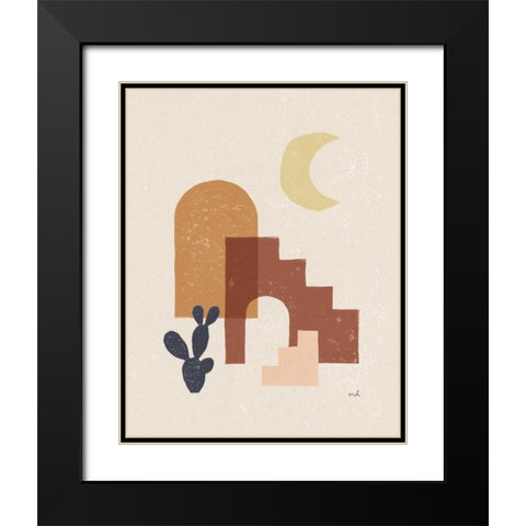 Desert Arches I Black Modern Wood Framed Art Print with Double Matting by Hershey, Moira