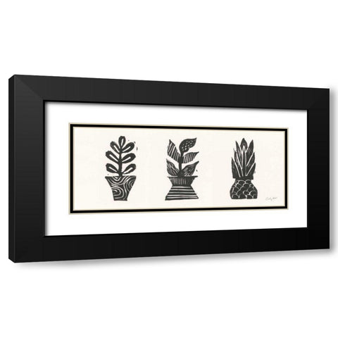 Planted II Black Modern Wood Framed Art Print with Double Matting by Prahl, Courtney