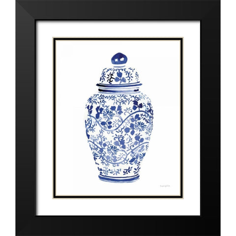 Ginger Jar I Black Modern Wood Framed Art Print with Double Matting by Charro, Mercedes Lopez