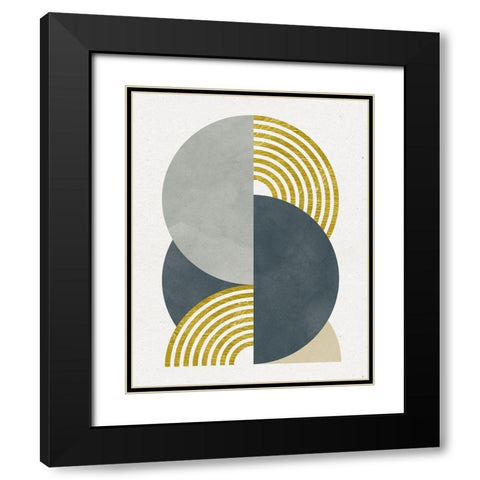 Deco Glam I Black Modern Wood Framed Art Print with Double Matting by Hershey, Moira