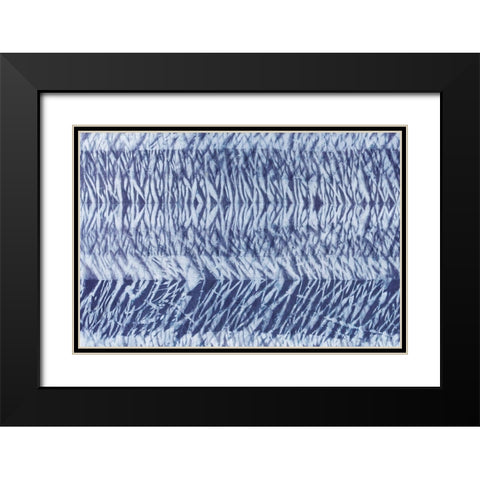 Shiboriscapes V Black Modern Wood Framed Art Print with Double Matting by Urban, Mary