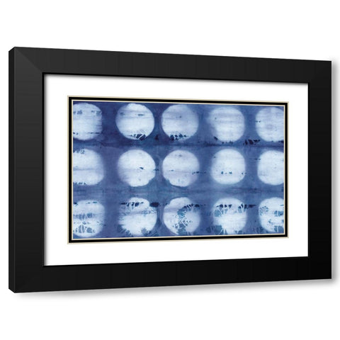 Shiboriscapes VI Black Modern Wood Framed Art Print with Double Matting by Urban, Mary