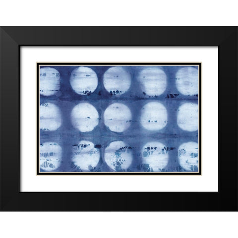 Shiboriscapes VI Black Modern Wood Framed Art Print with Double Matting by Urban, Mary