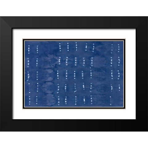 Shiboriscapes VIII Black Modern Wood Framed Art Print with Double Matting by Urban, Mary
