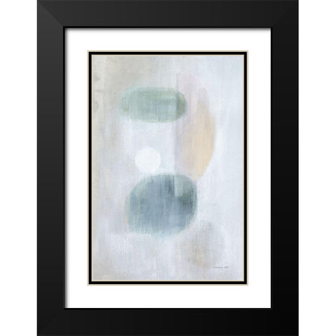 Obscurity I Black Modern Wood Framed Art Print with Double Matting by Nai, Danhui