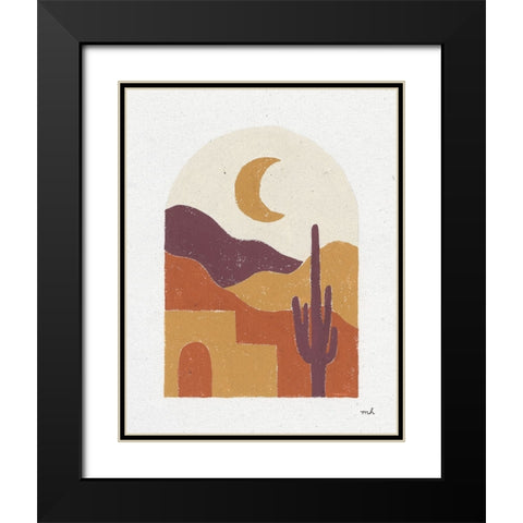 Desert Window I Black Modern Wood Framed Art Print with Double Matting by Hershey, Moira
